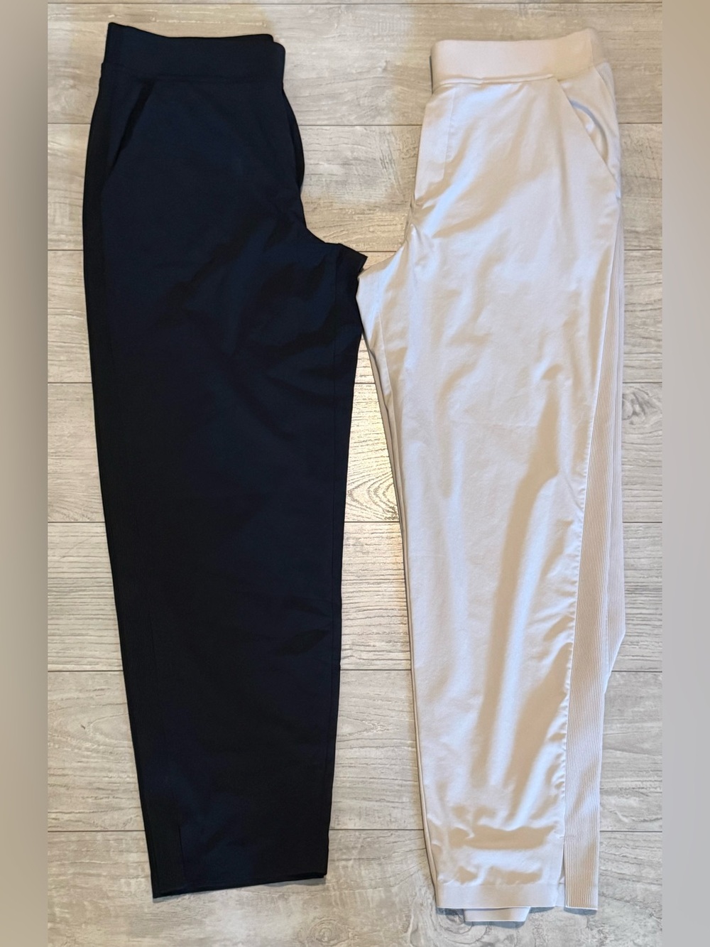 BOTH Athleta Pull-On Brooklyn Ankle Pants in Black & Tan. BOTH SZ 10 - Picture 4 of 10